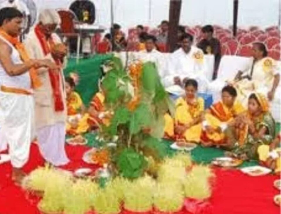 Jamsedpur News जमशेदपुर में करमा पूजा की धूम, सात दिन पहले शुरु हुआ भाई-बहन के प्रेम का पर्व