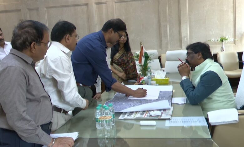 Ranchi : कांटा टोली और सिरम टोली फ्लाईओवर निर्माण कार्य पर सीएम हेमन्त की नजर…
