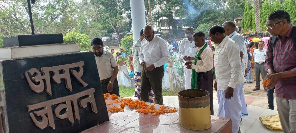 Saraikela  झारखंड आंदोलनकारी सम्मान समिति ने 1820 के शहीदों को दी श्रद्धांजलि…