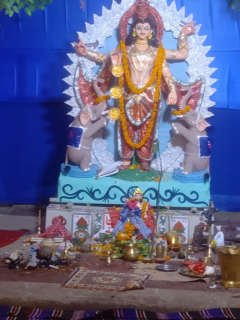 क्षेत्र में श्रद्धा भाव के साथ पूजे गए निर्माण के देवता बाबा विश्वकर्मा…